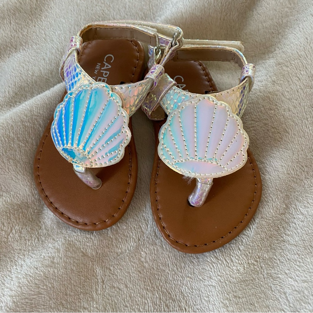 Seashell Sandals Size 5
